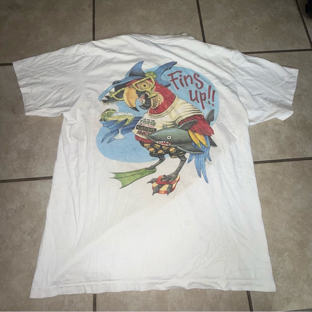 Vintage Caribbean Soul Parrot Cruise Tourist T-Shirt “if we aren’t crazy”